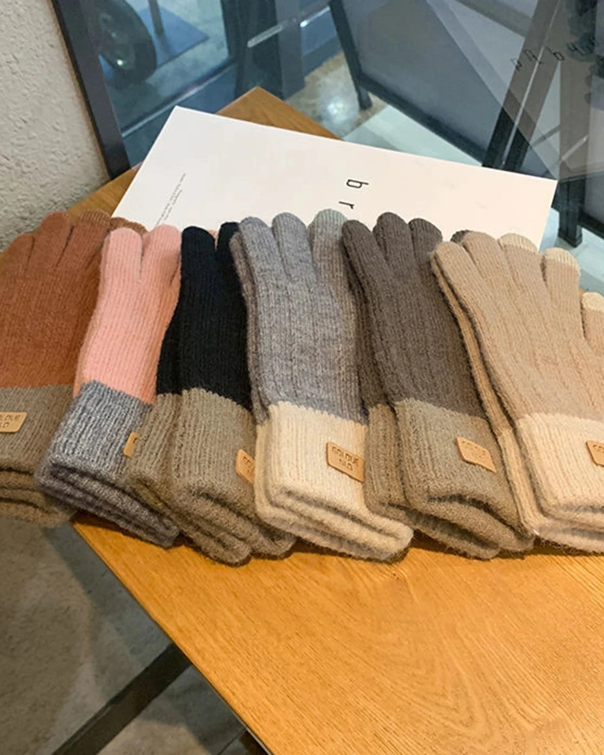 Cashmere Wool Winter Knit Gloves